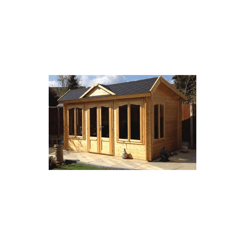 Brookhaven 4.2m x 3.2m 34mm Log Cabin