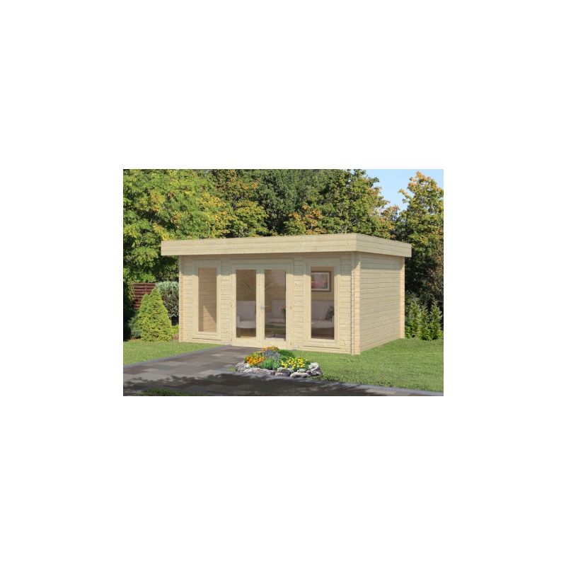 Conneticut 1 4.7m X 3.5m 44mm Log Cabin