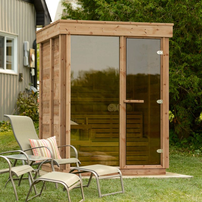 Pure Cube 2 Person Outdoor Sauna
