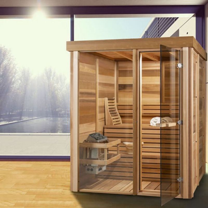 Pure Cube Sauna Indoor | PU552 L 168 x W 168 CM