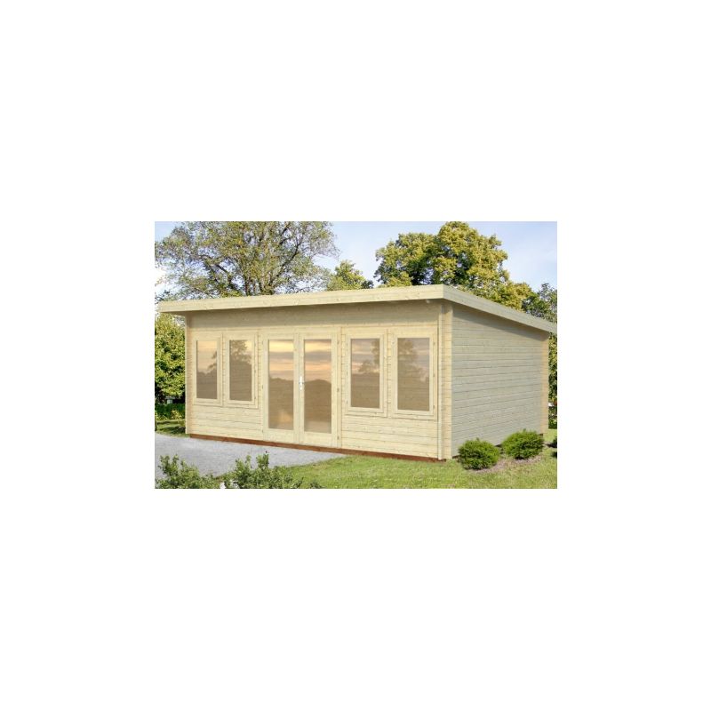 Seattle 5.5m X 4.0m 44mm Log Cabin