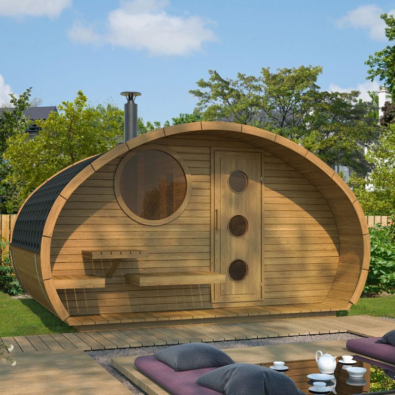 Ulla Outdoor Hobbit Style Sauna