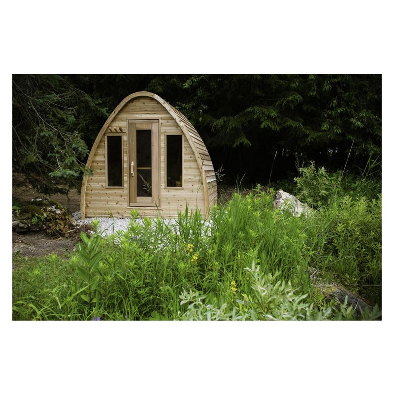 Pod Sauna Red Cedar Knotty L 214 x W 244 cm