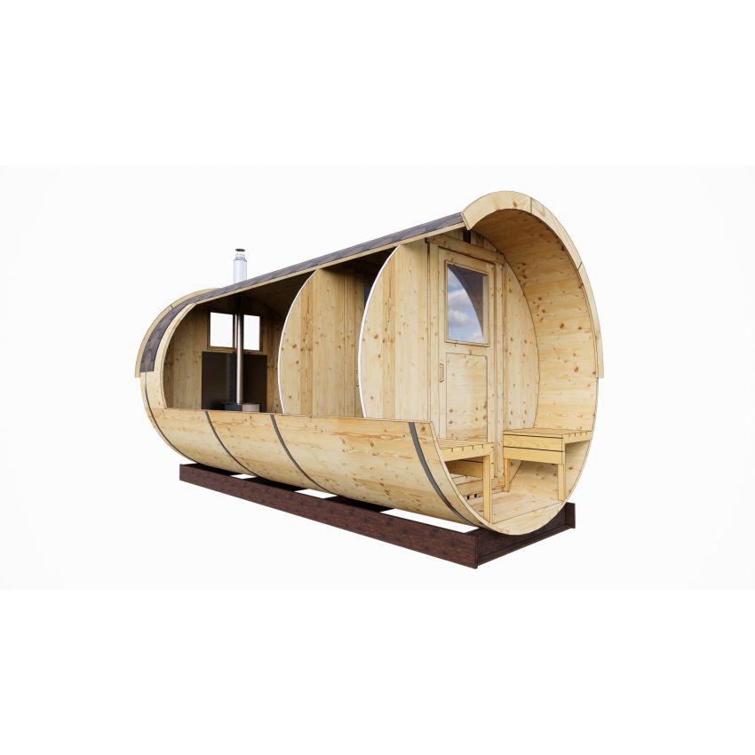 3m Barrel Sauna