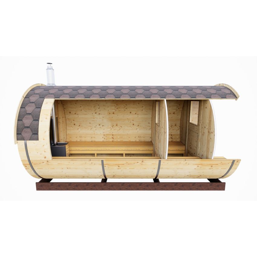 3m Barrel Sauna