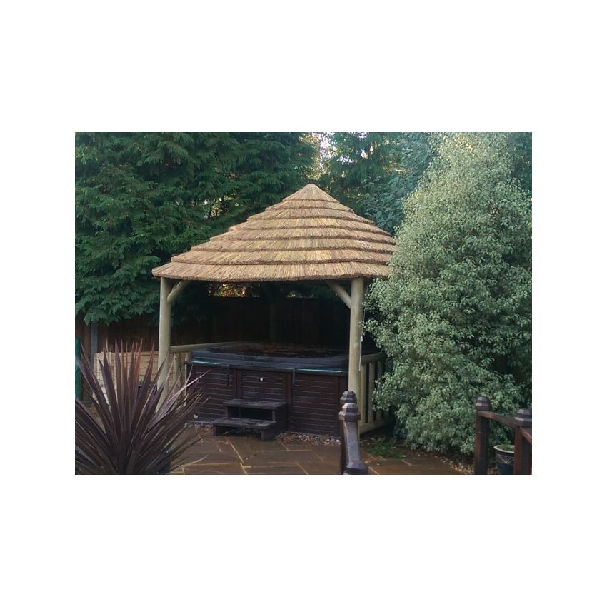 Ex-Display African Thatch 2 Gazebo