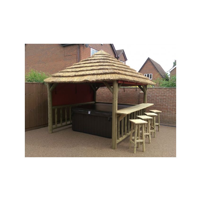 Ex-Display African Thatch 2 Gazebo