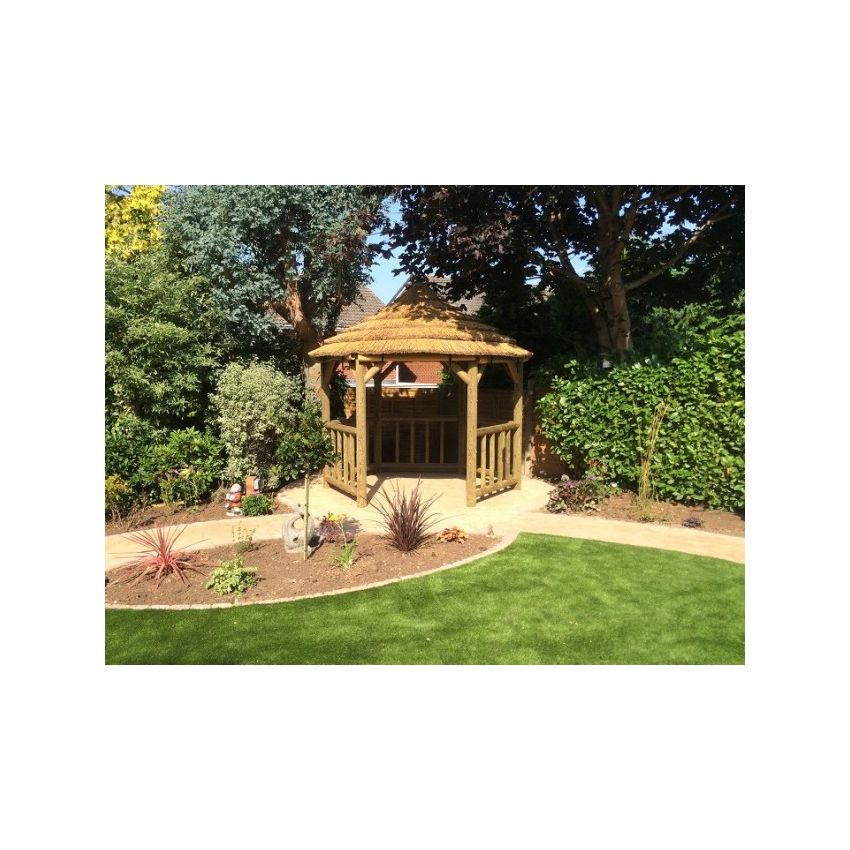 African Thatch 4 Gazebo