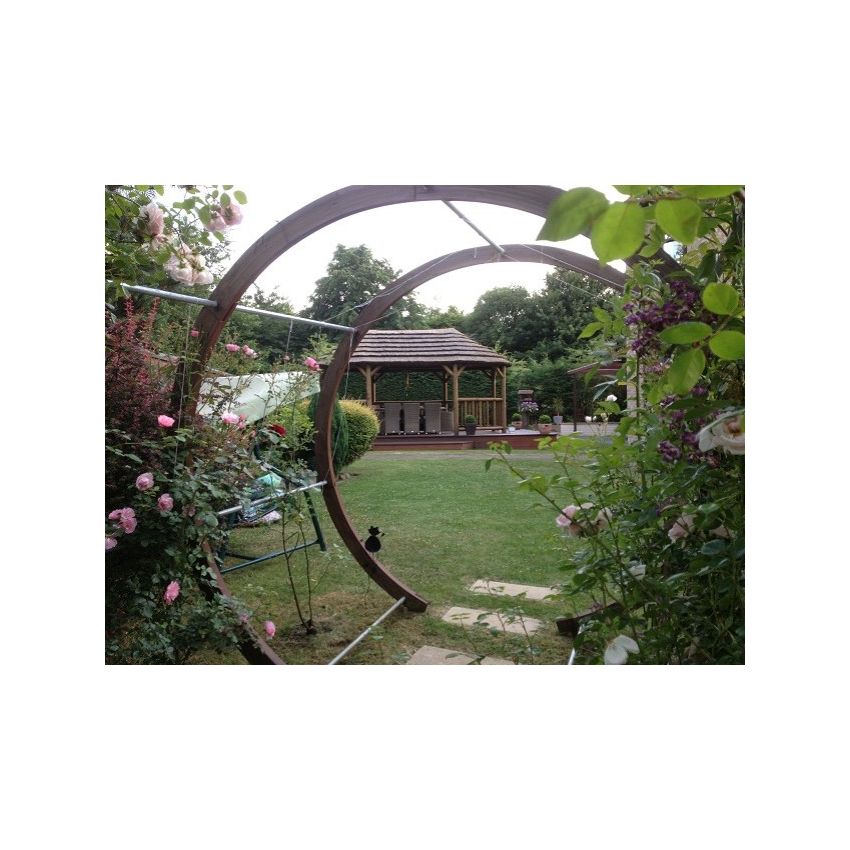 African Thatch 7 Gazebo