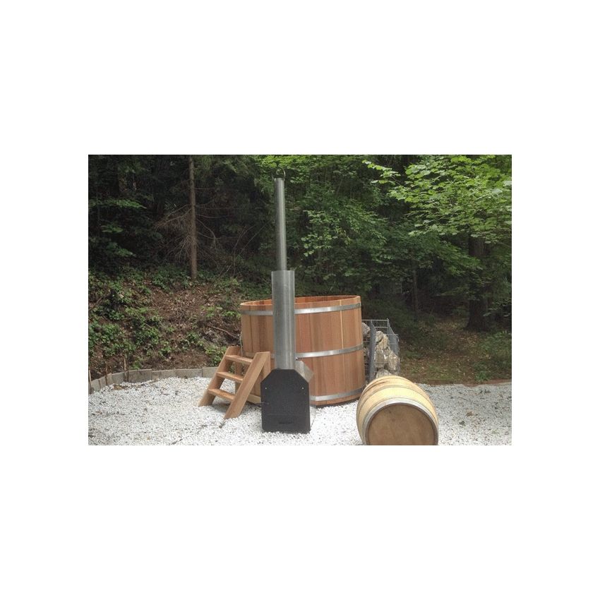 Round Cedar Hot Tub 153cm x 92cm