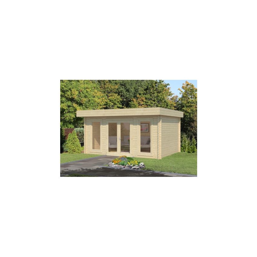 Conneticut 1 4.7m X 3.5m 44mm Log Cabin