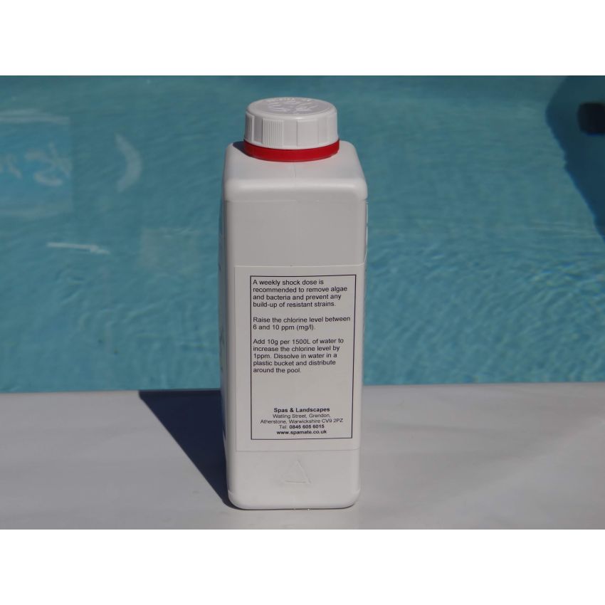 SpaMate Chlorine Shock 1kg Hot Tub Spa Chemical