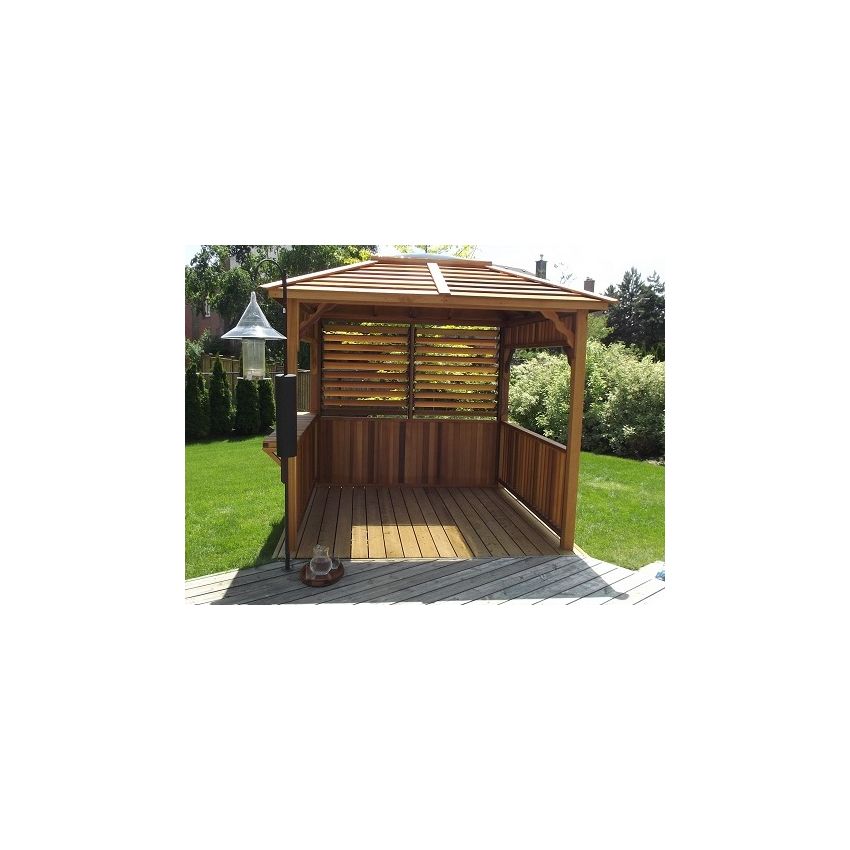Dundalk Echoe 9 x 9ft Gazebo with 1 Louvre