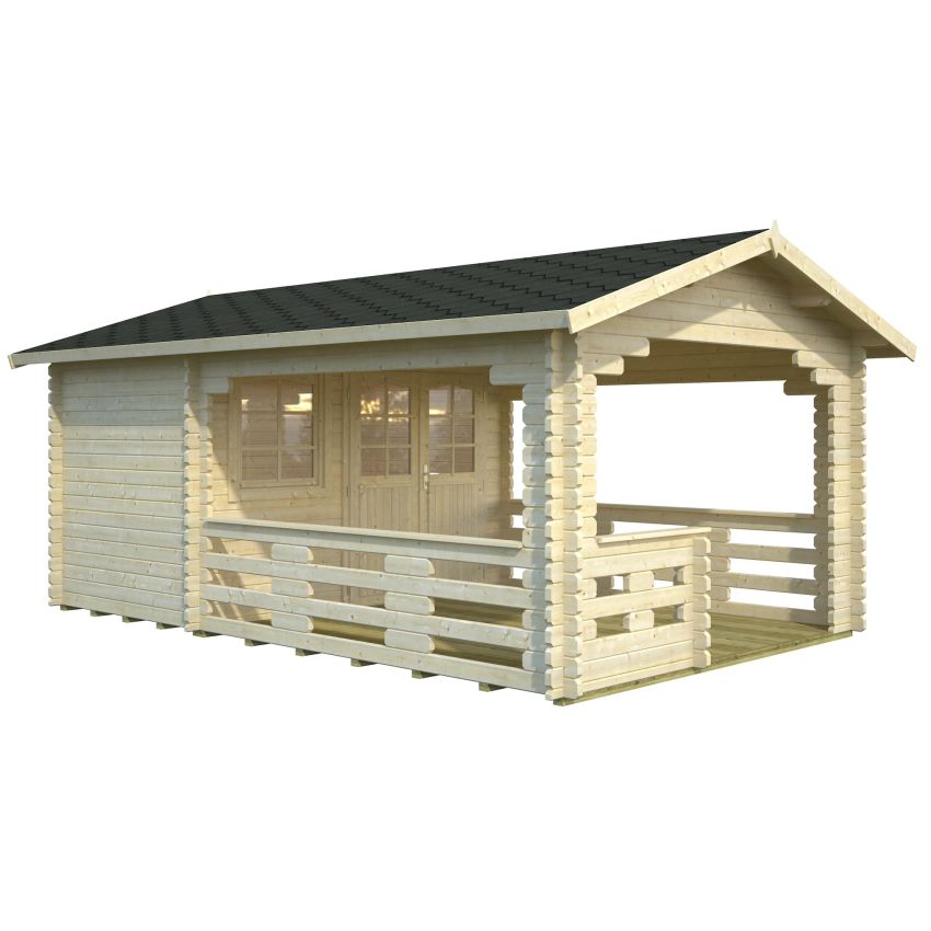 Georgia 44mm Log Cabin