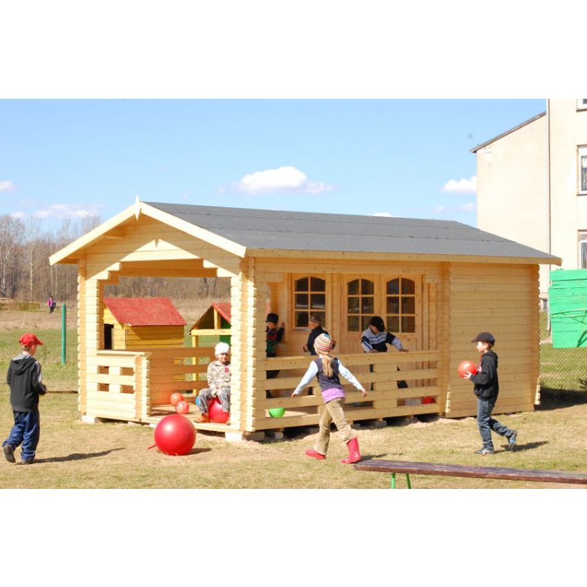 Georgia 44mm Log Cabin