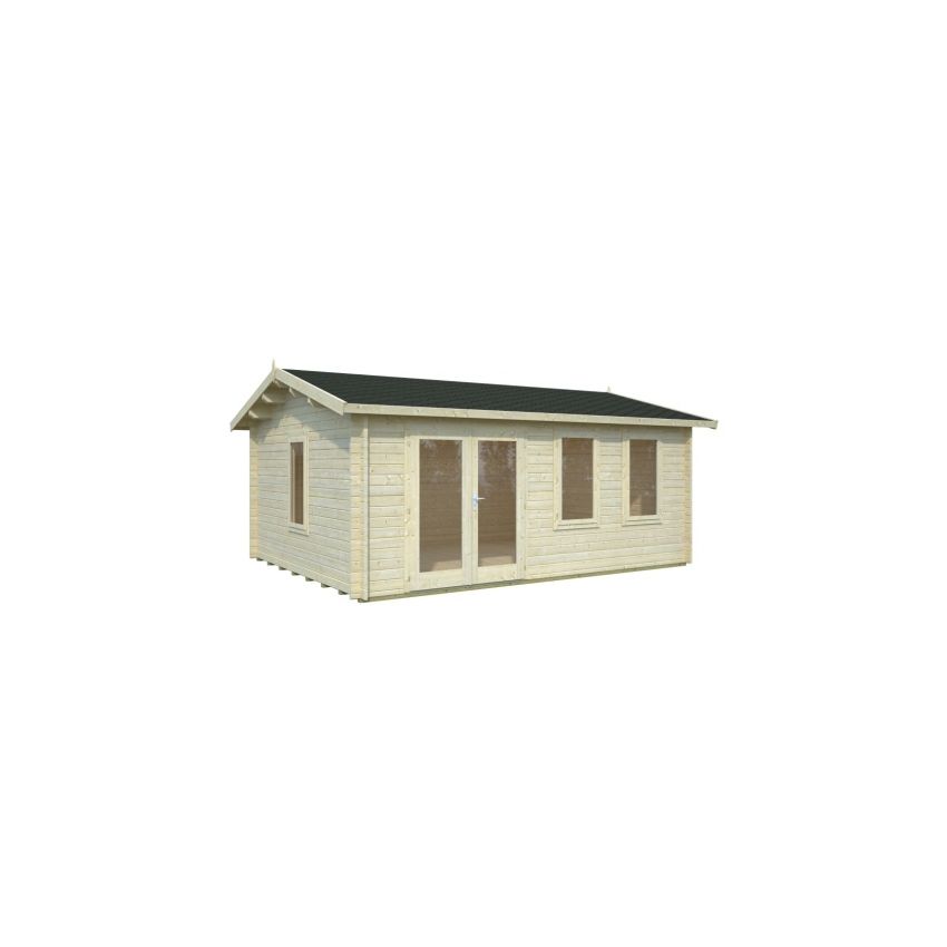 Jefferson 5.3m X 4.1m 44mm Log Cabin