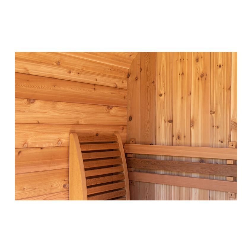 Luna Sauna Red Cedar Knotty W 244 x L 274 cm incl. Porch