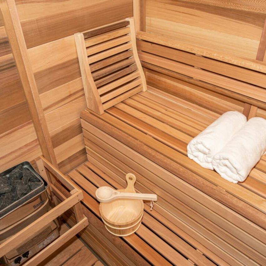 Pure Cube Sauna Indoor | PU572 L 168 x W 213 CM