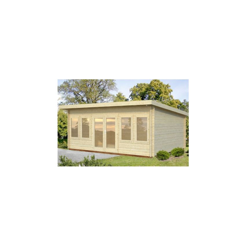 Seattle 5.5m X 4.0m 44mm Log Cabin