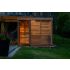 Pure Cube Outdoor Sauna | CU582D L 168 x W 274 CM inclu. Shower Space*