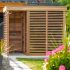 Pure Cube Outdoor Sauna | CU582D L 168 x W 274 CM inclu. Shower Space*