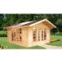 Vermont 4m X 4m 34mm Log Cabin Summerhouse