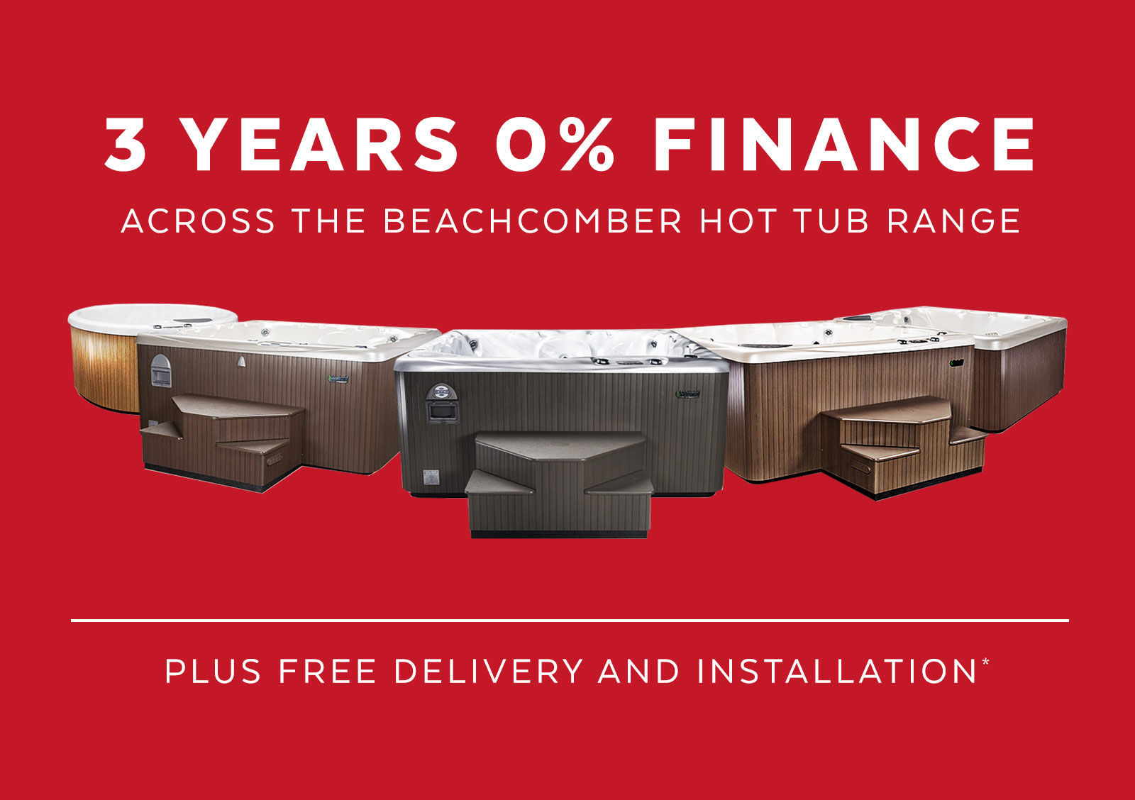 3 Years 0% Finance Plus FREE Delivery & Installation