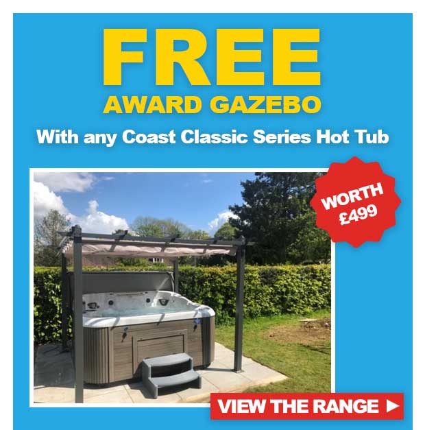 FREE Gazebo with any Coast Spas Classic Series Hot Tub