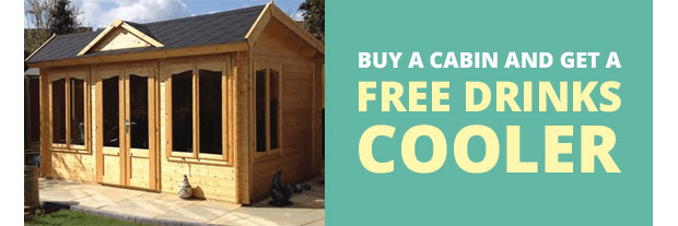 Free Drinks Cooler with Any Garden Cabin Building