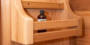 Bottle Shelf Upgrade For Indoor Sauna