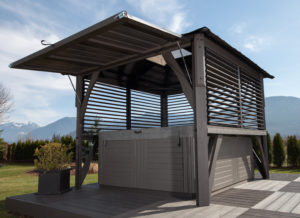 Visscher Gazebo Cabana Rooft Extension Kit