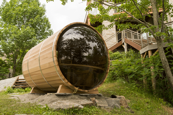 Panoramic Barrel Sauna 183 x 226cm