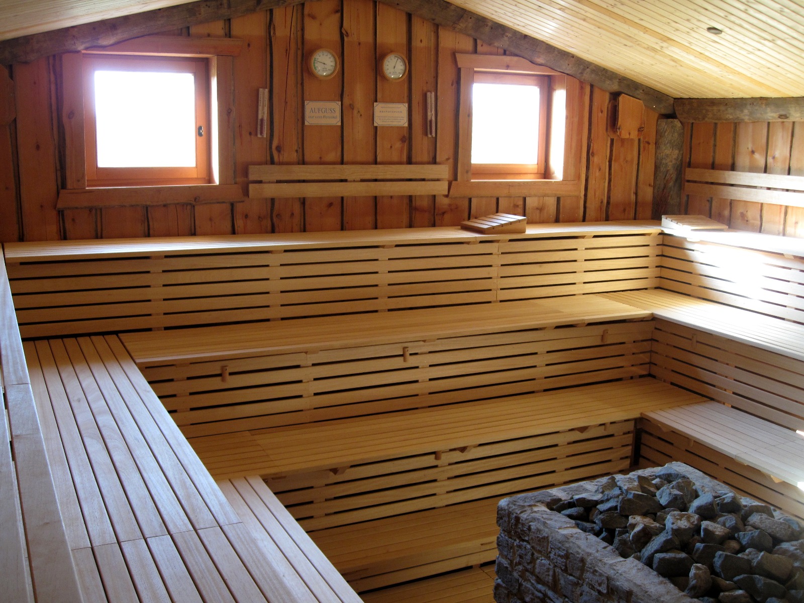 Ventilation is important when buying a sauna