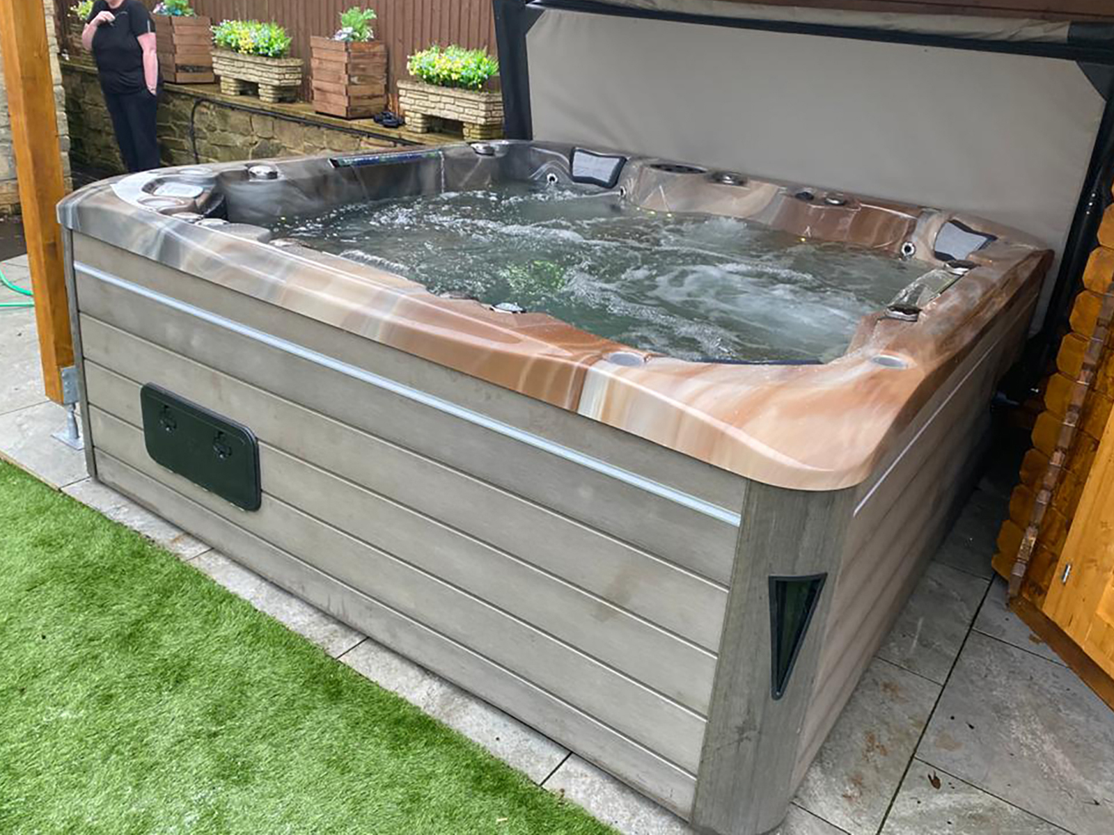 empire hot tub installation