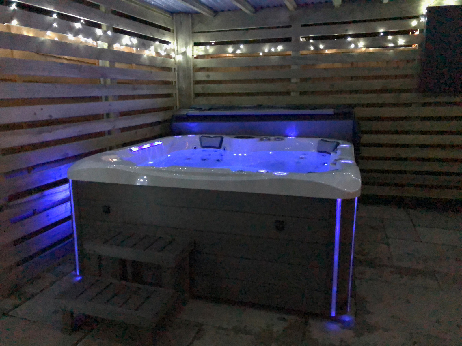 spencer hot tub installation
