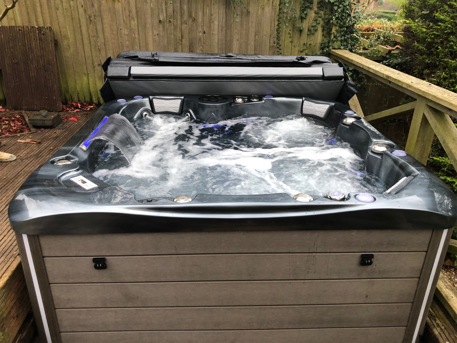spencer hot tub installation