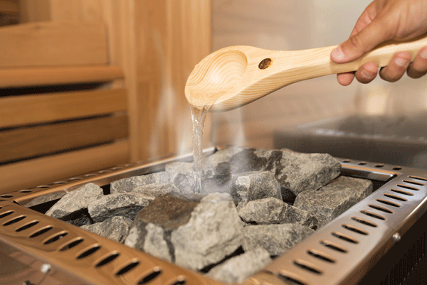 Traditional steam sauna