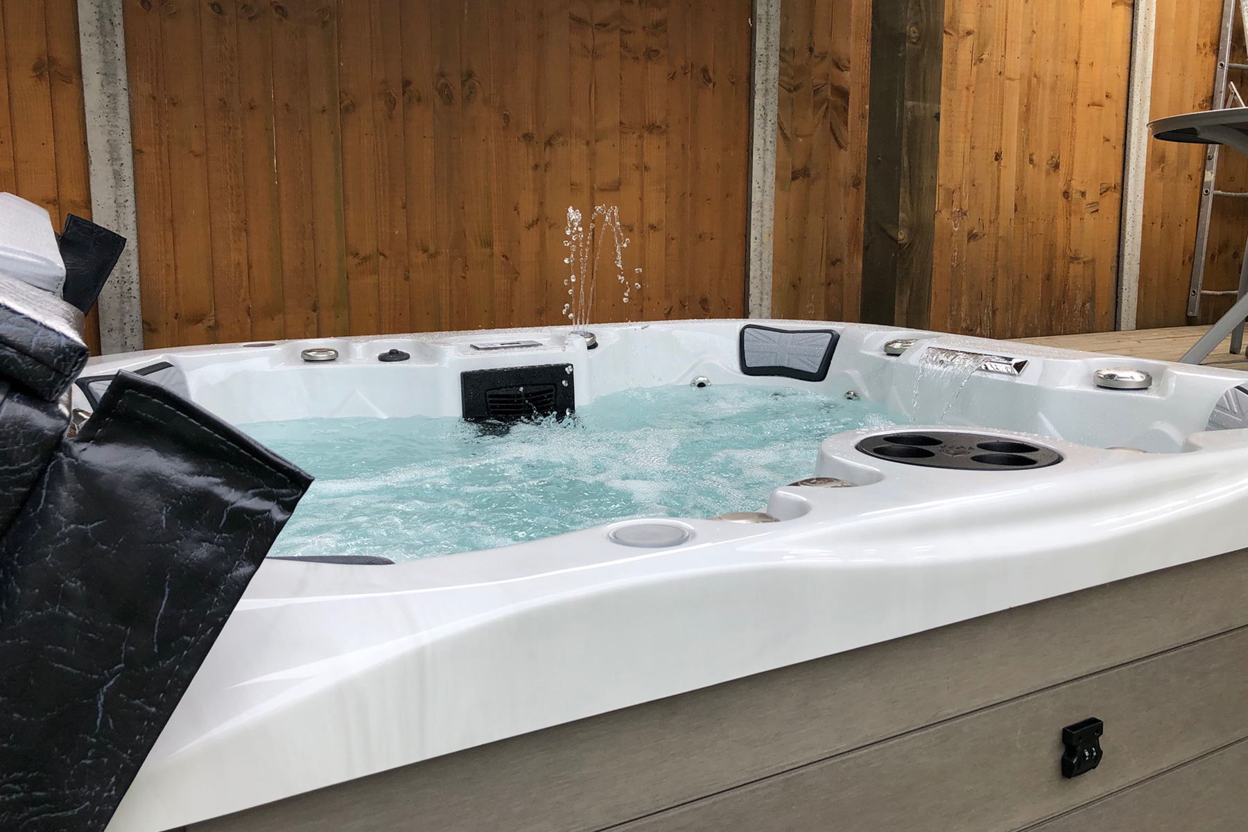 westwood hot tub installation