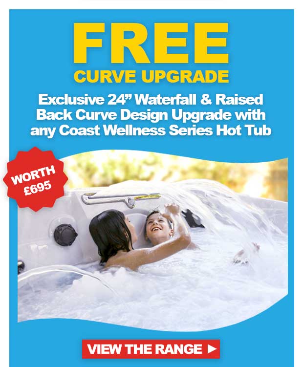 FREE Upgrades when you purchase a Coast Spas Curve Series Hot Tub
